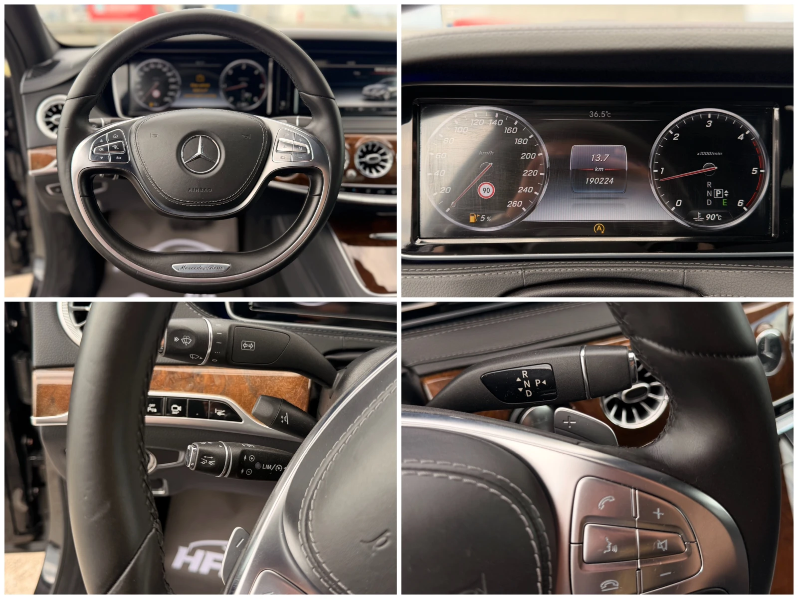 Mercedes-Benz S 350 BlueTEC= 4MATIC= LONG= BRABUS= FACE= 3xTV= HUD= 36, снимка 14 - Автомобили и джипове - 54753847
