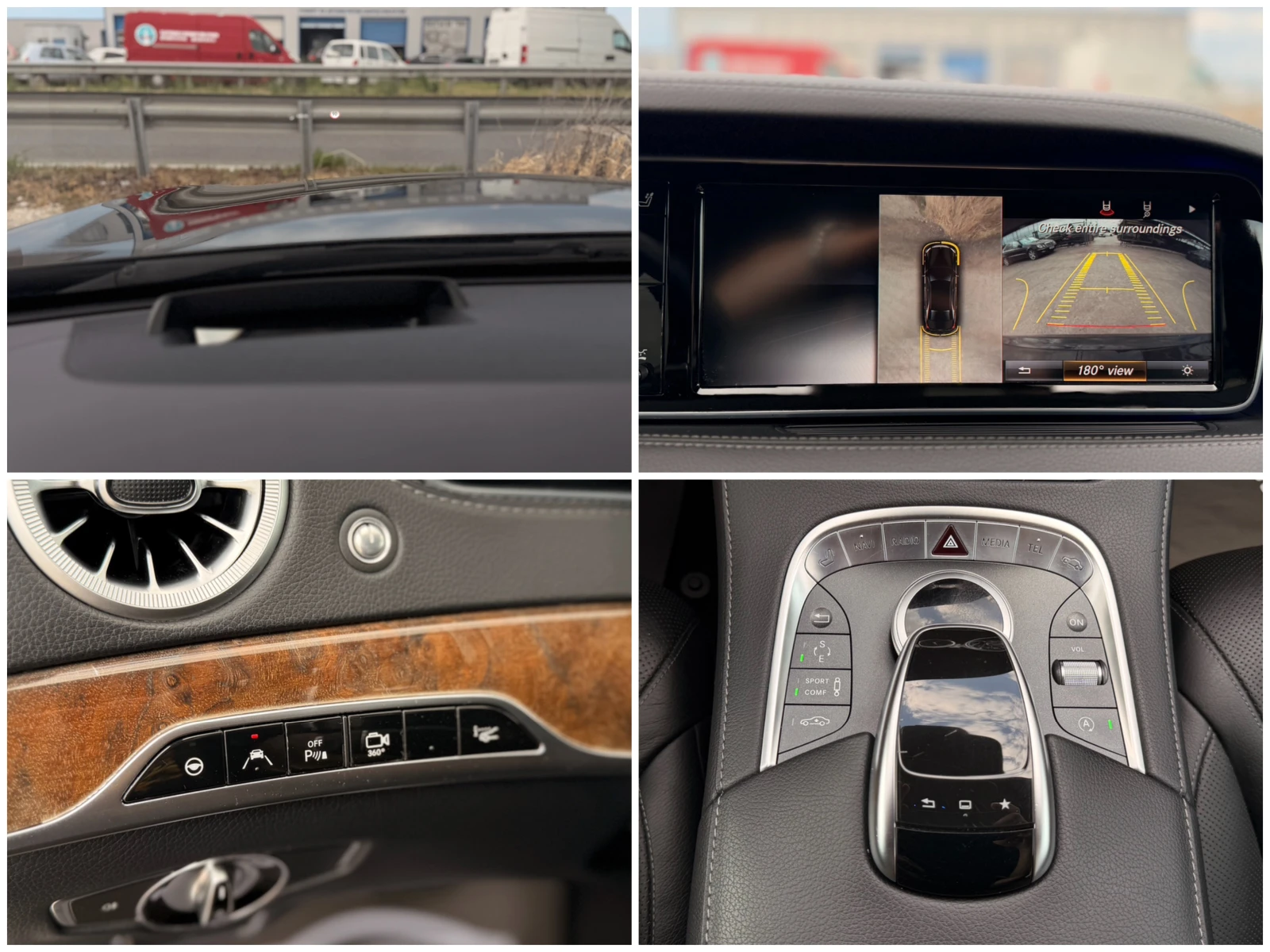 Mercedes-Benz S 350 BlueTEC= 4MATIC= LONG= BRABUS= FACE= 3xTV= HUD= 36, снимка 15 - Автомобили и джипове - 54753847