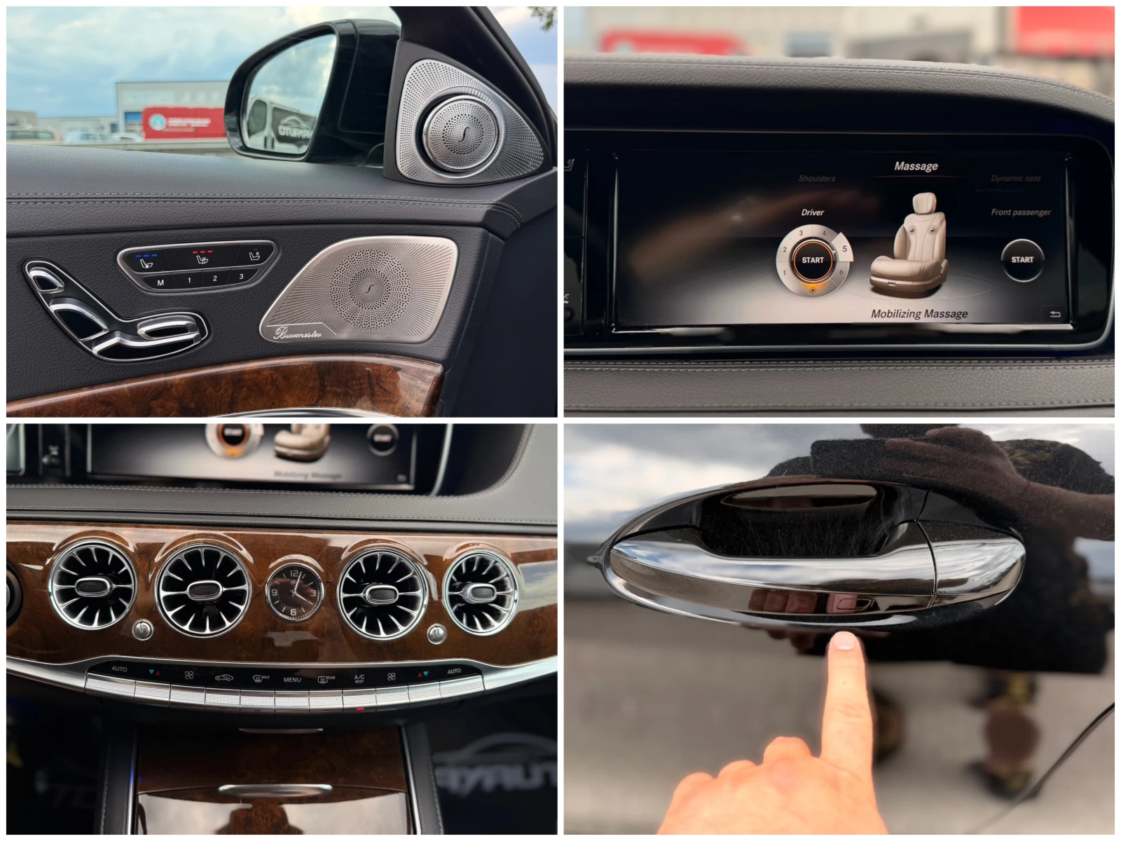 Mercedes-Benz S 350 BlueTEC= 4MATIC= LONG= BRABUS= FACE= 3xTV= HUD= 36, снимка 16 - Автомобили и джипове - 54753847