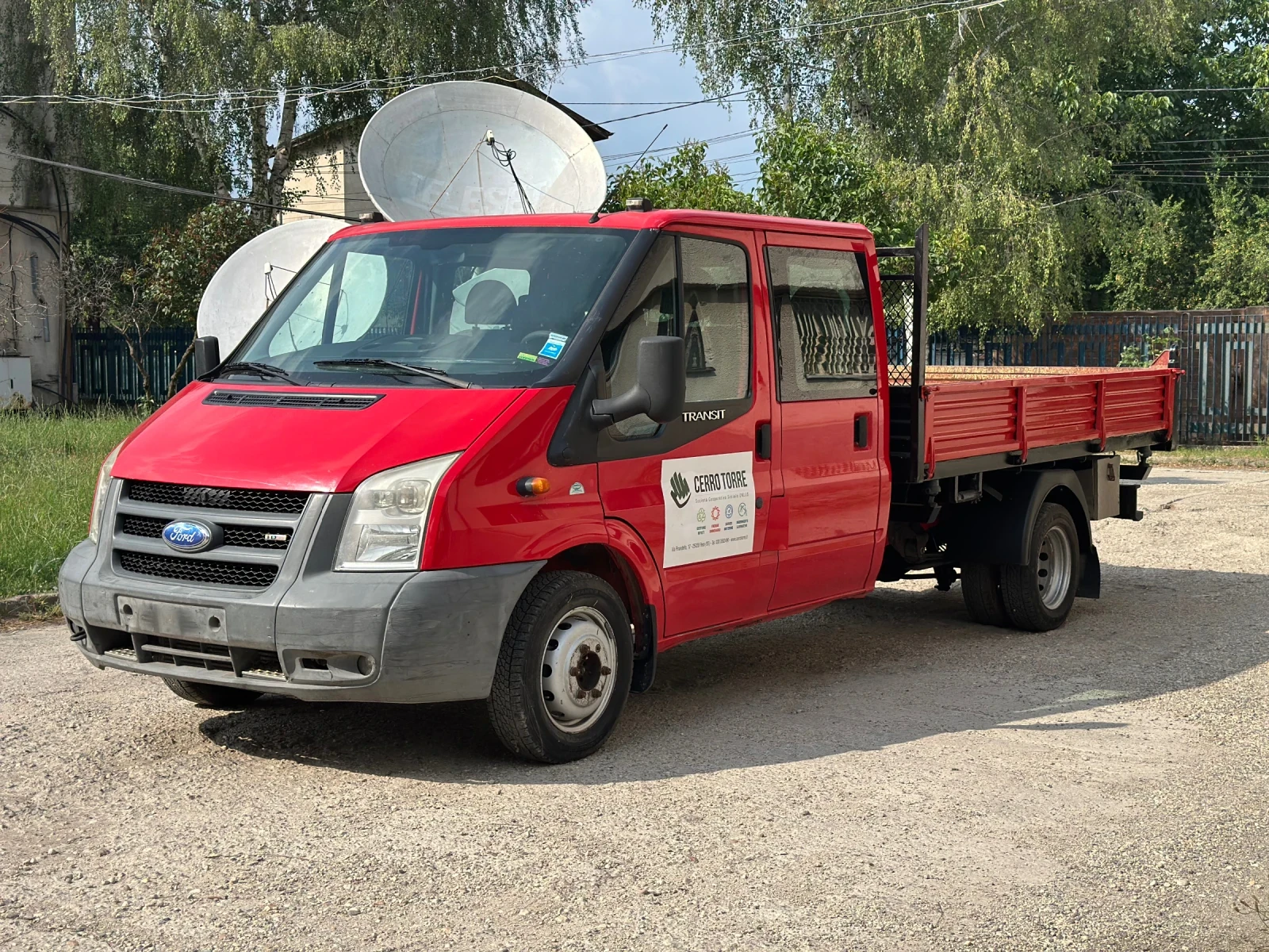 Ford Transit Тристранен самосвал 3.30на2.10 Климатик, ТОП, снимка 3 - Бусове и автобуси - 55274623
