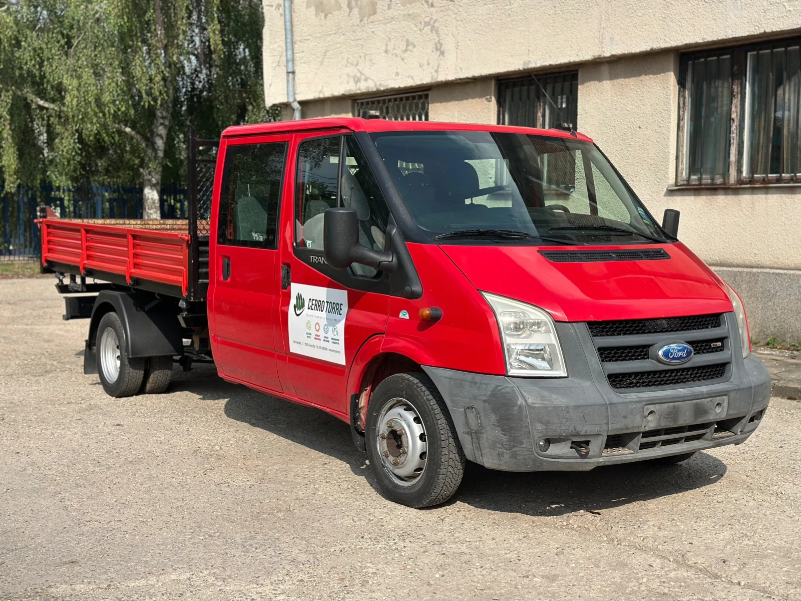 Ford Transit Тристранен самосвал 3.30на2.10 Климатик, ТОП, снимка 7 - Бусове и автобуси - 55274623