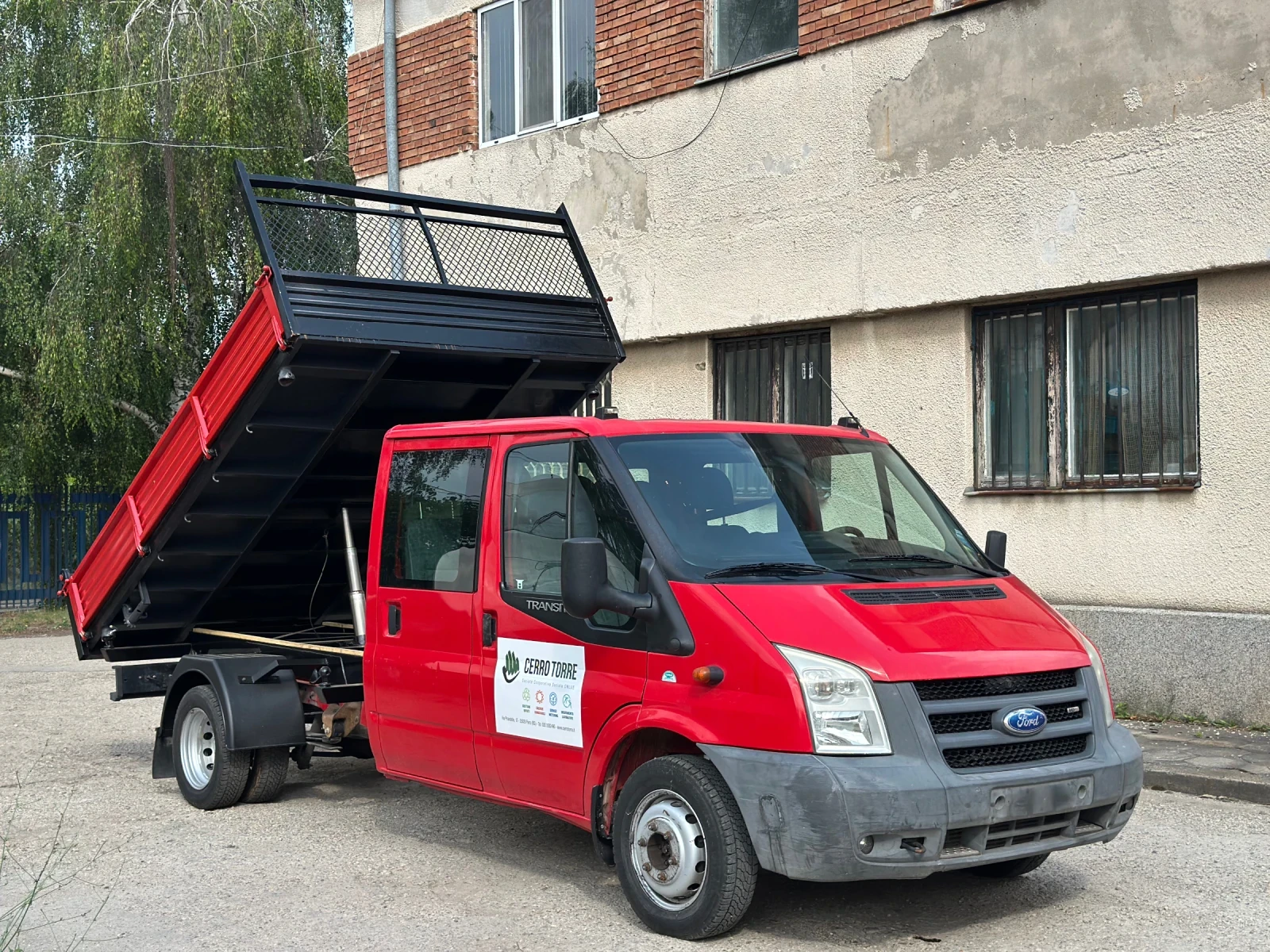 Ford Transit Тристранен самосвал 3.30на2.10 Климатик, ТОП