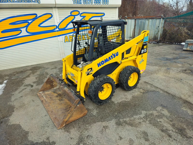 Мини челни товарачи Komatsu SK-815-SUPER FLOW-2 SPEED, снимка 2 - Индустриална техника - 48349282