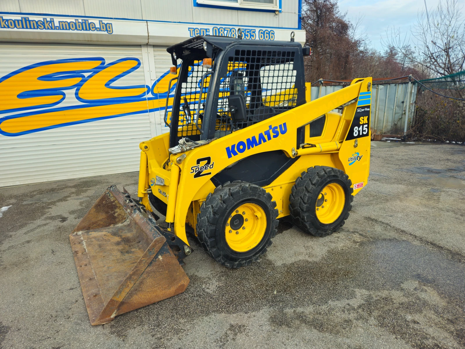 Мини челни товарачи Komatsu SK-815-SUPER FLOW-2 SPEED, снимка 1