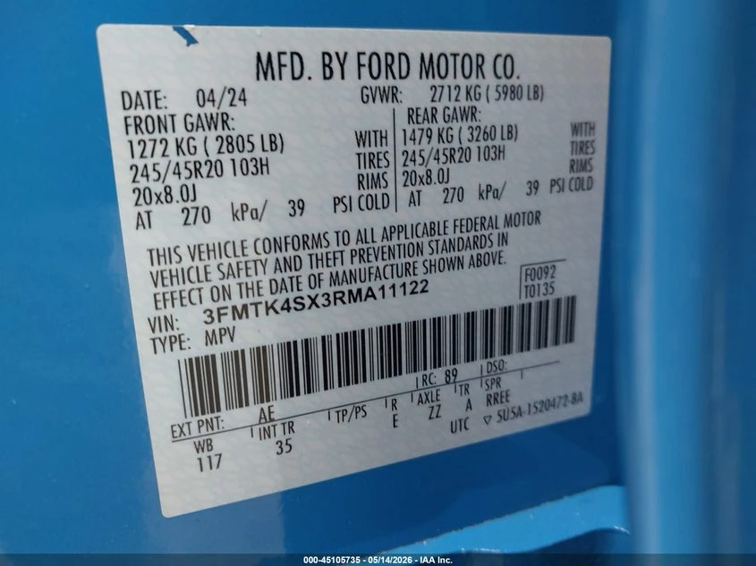 Ford Mustang Mach-E Gt, снимка 9 - Автомобили и джипове - 54891806