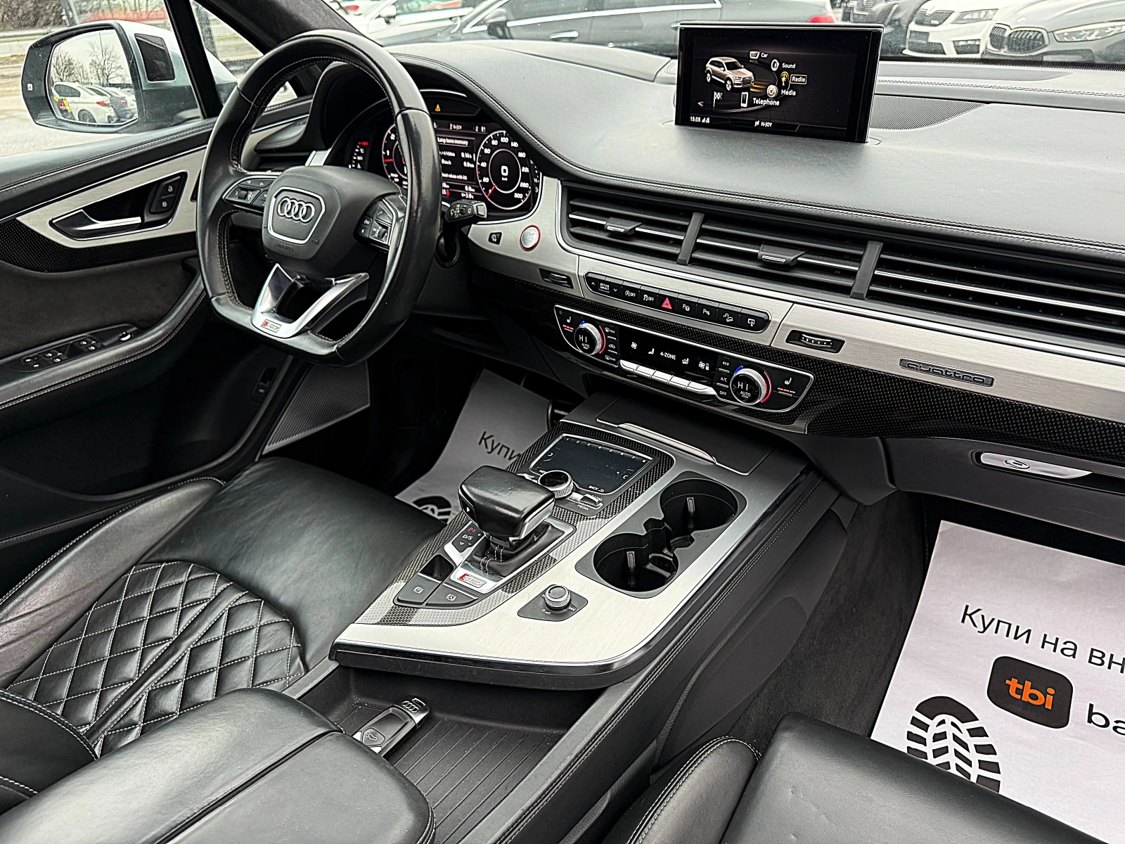 Audi SQ7 ABT-DISTRONIK-HEAD UP-MATRIX-MONITORI-7�����-B&O-! | Mobile.bg � ����������� 13