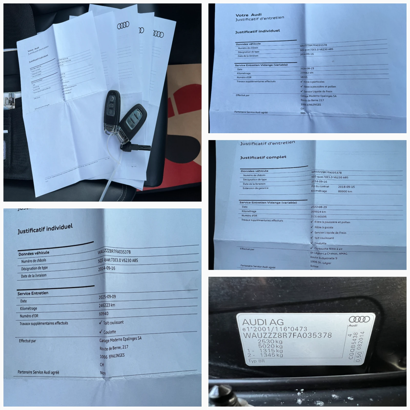 Audi SQ5 Серв. история/WAUZZZ8R7FA035378/ПАНОРАМА/ДИСТРОНИК, снимка 17 - Автомобили и джипове - 54142927