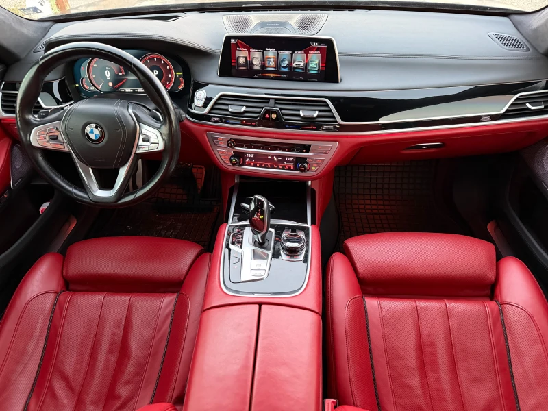 BMW 750 M-PACK HEAD-UP SOFT CLOSE MAT BLACK INDIVIDUAL, снимка 12 - Автомобили и джипове - 52231764