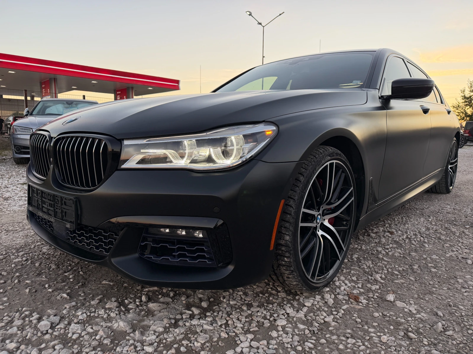 BMW 750 M-PACK HEAD-UP SOFT CLOSE MAT BLACK INDIVIDUAL | Mobile.bg   3