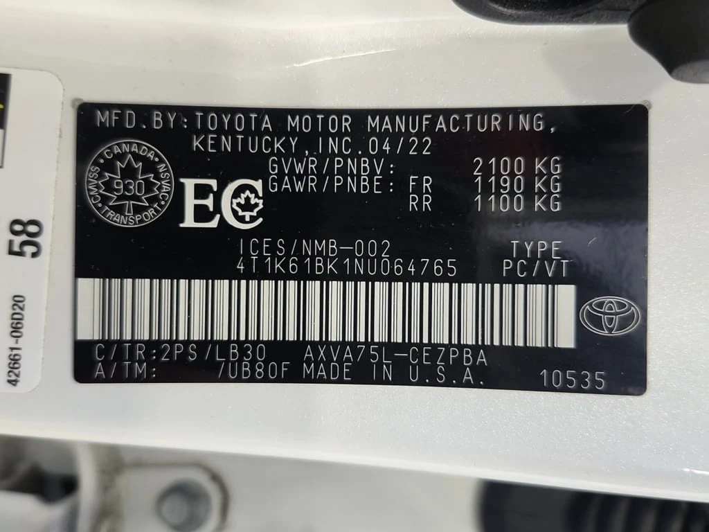 Toyota Camry XSE  CARFAX - изображение 7