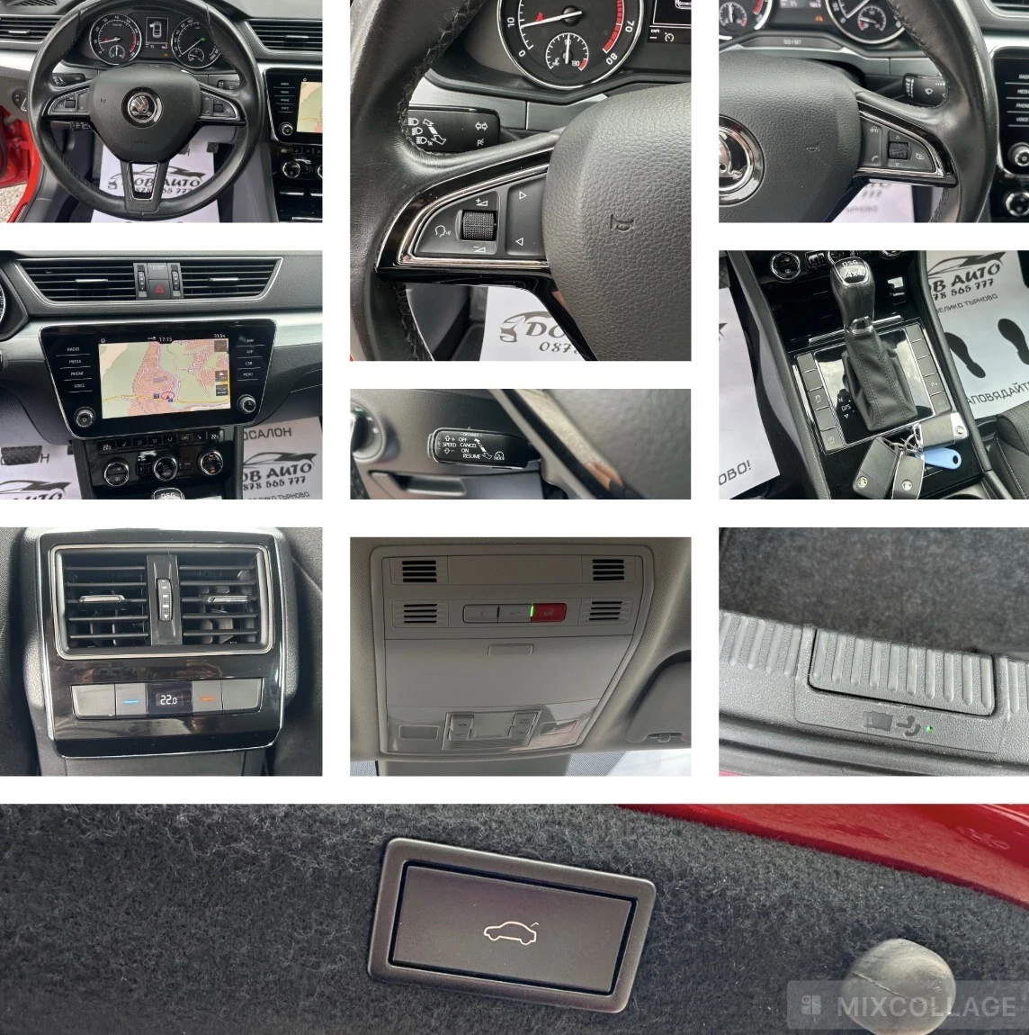 Skoda Superb 2.0TSI-4X4-SPORTLINE-FACELIFT-LED-NAVI-PARK-FULL, снимка 13 - Автомобили и джипове - 55211506