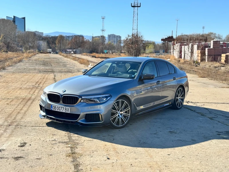 BMW 550 M550d, CarPlay, Harman Kardon, 360View, Individual, снимка 1 - Автомобили и джипове - 48086282