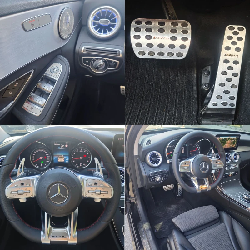 Mercedes-Benz C 180 Amg, FACE, AVTOMAT, AMBIENT , снимка 14 - Автомобили и джипове - 48174702