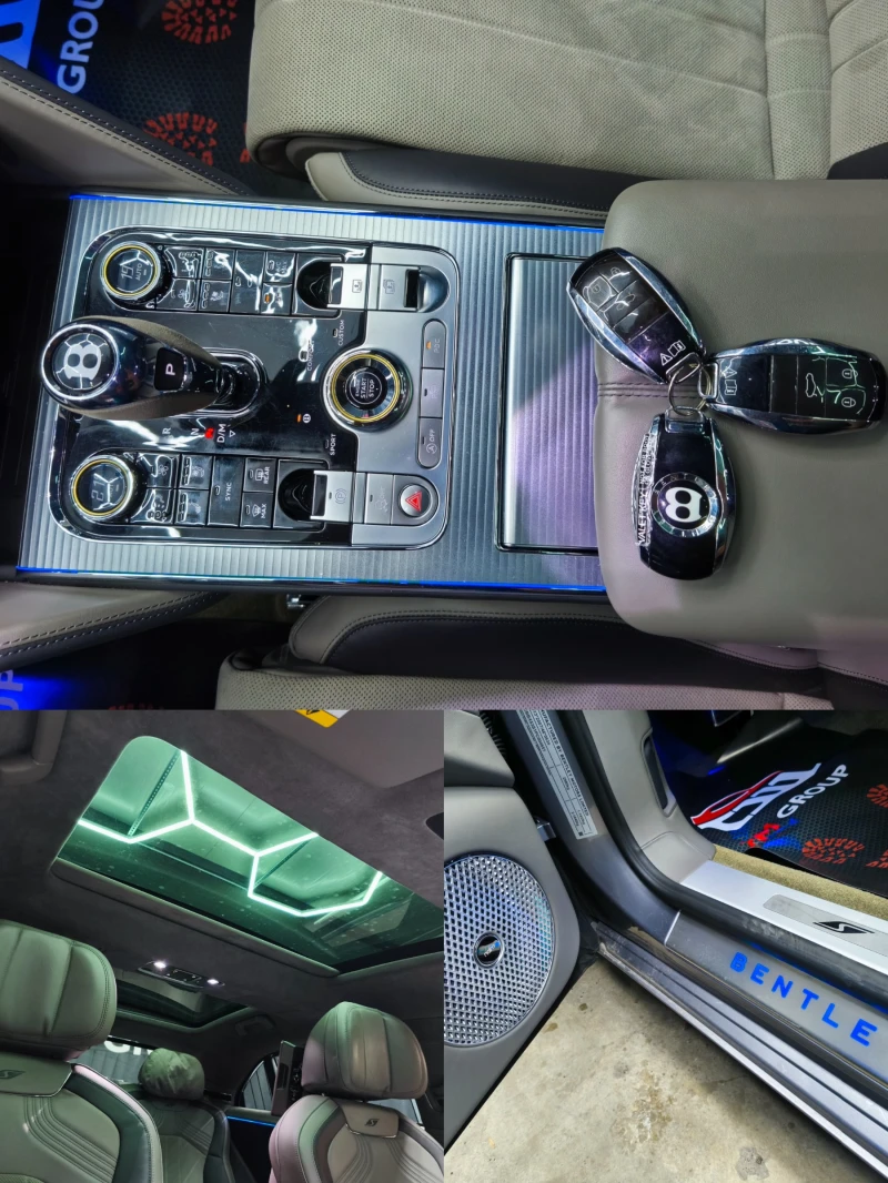 Bentley Flying Spur S V8 550k.c * NAIM* HEAD UP* PANO* VACUM* , снимка 13 - Автомобили и джипове - 51390441