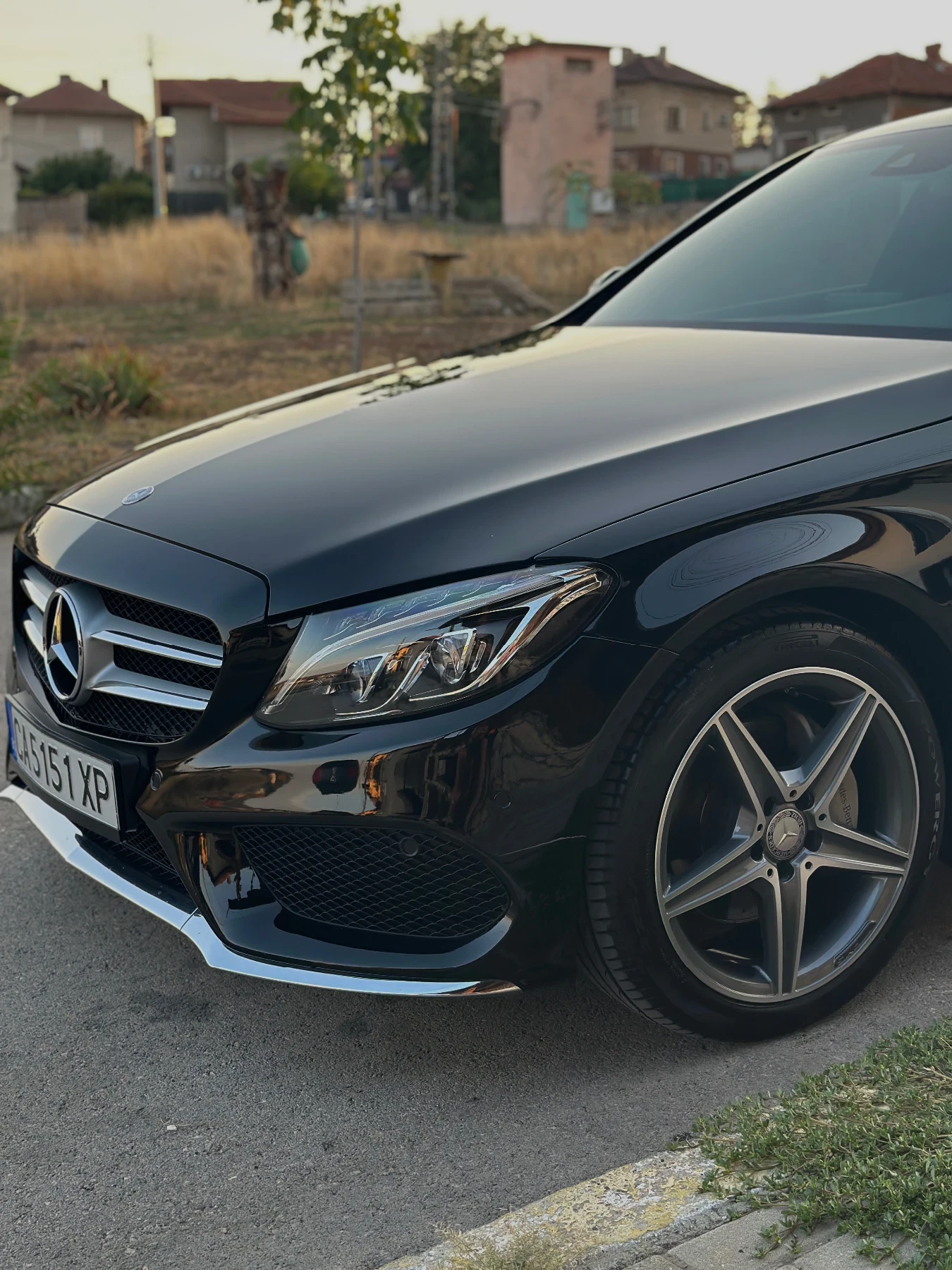 Mercedes-Benz C 220 AMG Line * Реални км , снимка 4 - Автомобили и джипове - 56132042