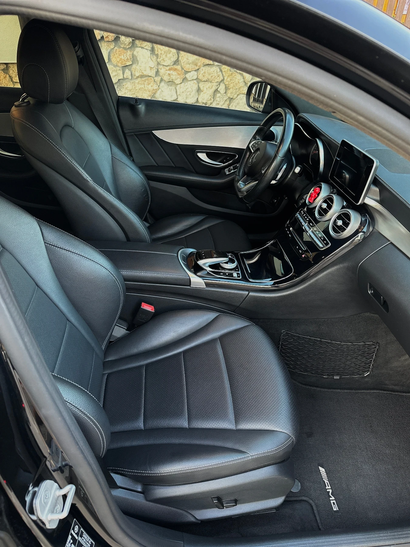 Mercedes-Benz C 220 AMG Line * Реални км , снимка 8 - Автомобили и джипове - 56132042