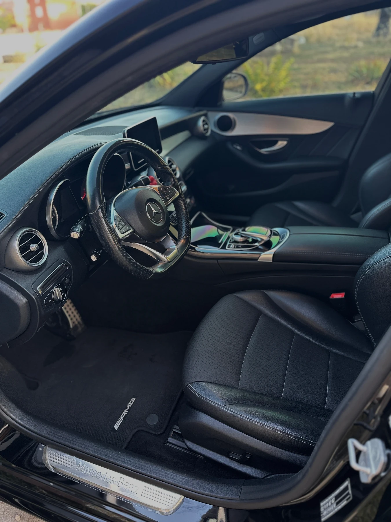 Mercedes-Benz C 220 AMG Line * Реални км , снимка 9 - Автомобили и джипове - 56132042
