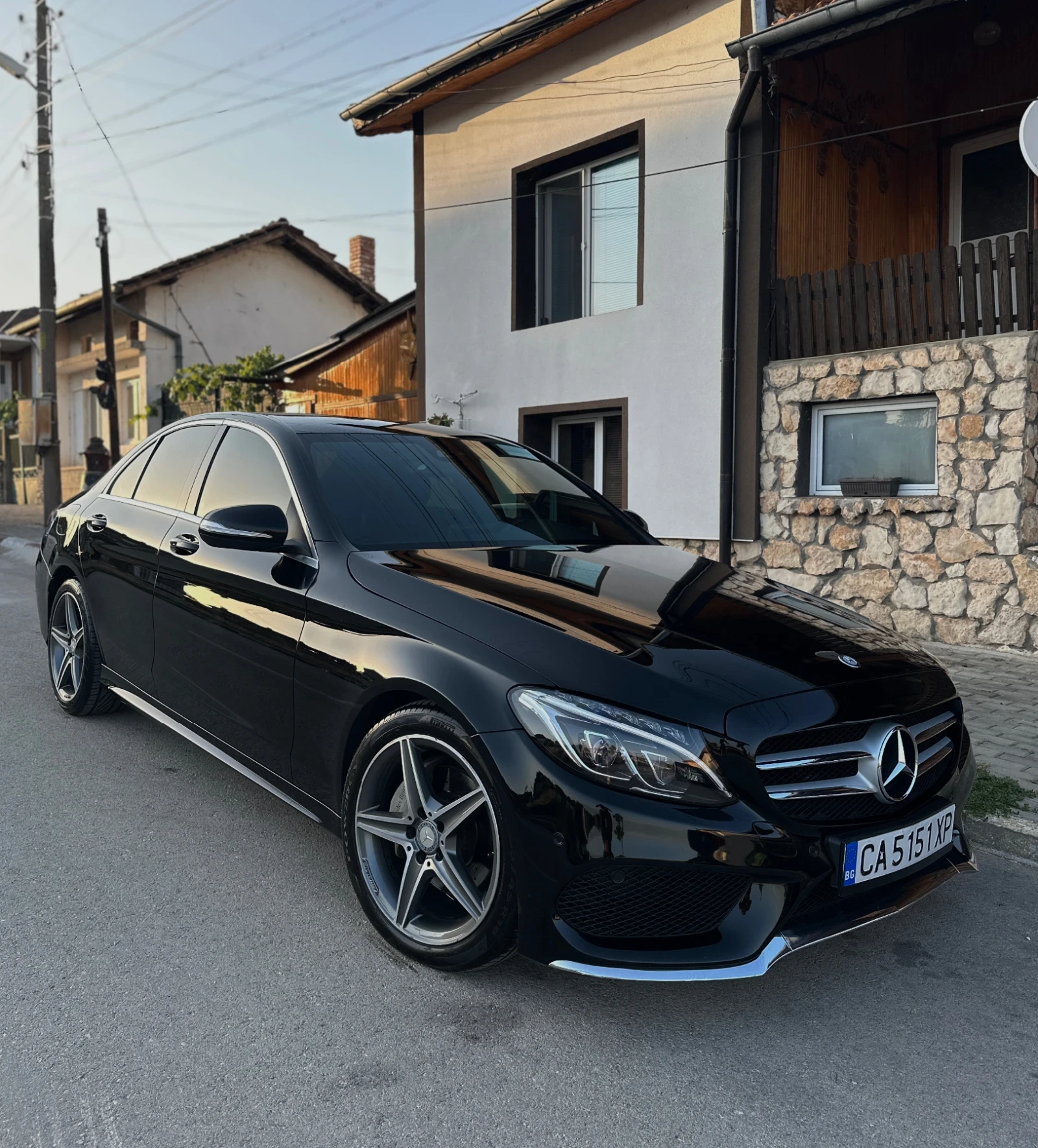 Mercedes-Benz C 220 AMG Line * Реални км 