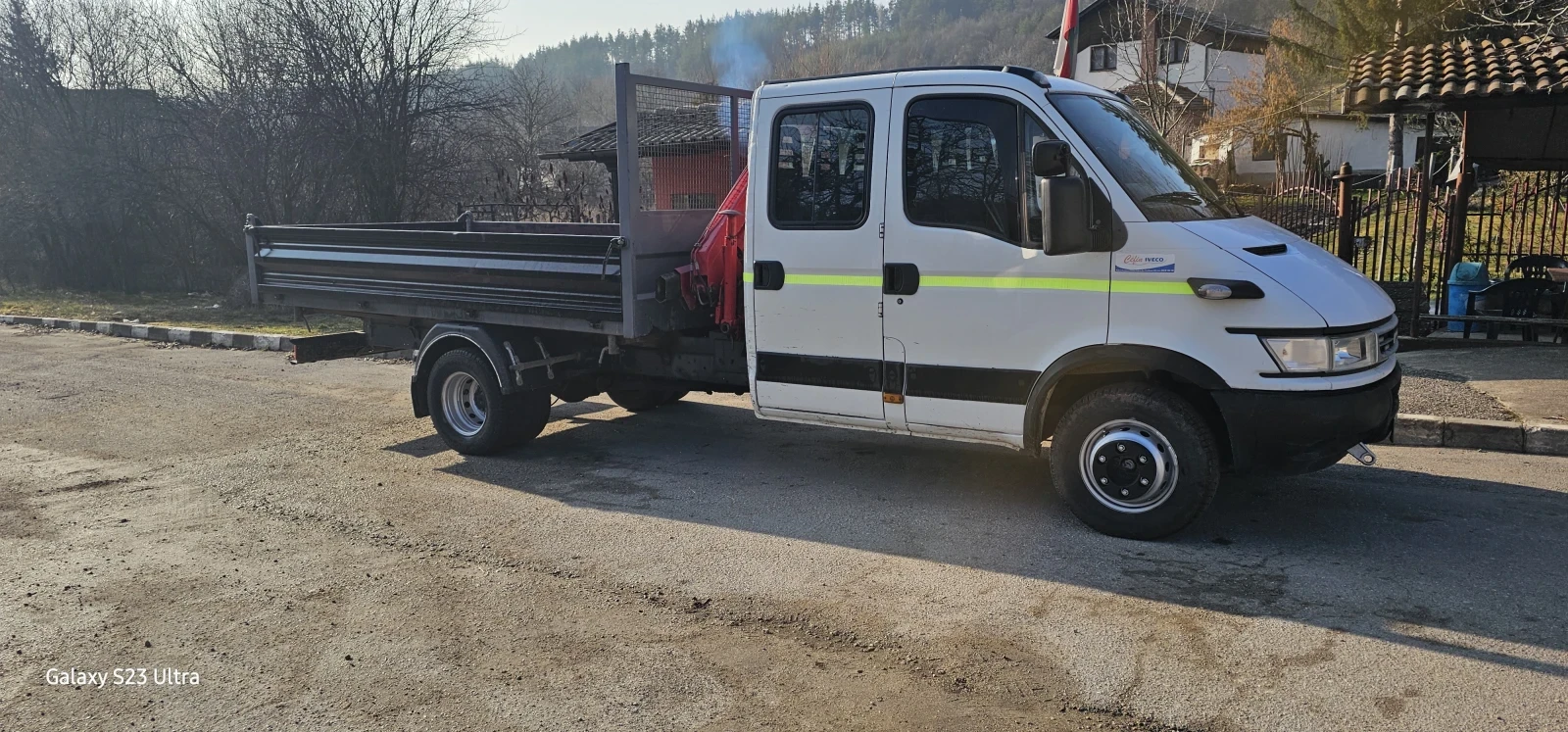 Iveco Daily 65C Самосвал с кран , снимка 2 - Бусове и автобуси - 53954820