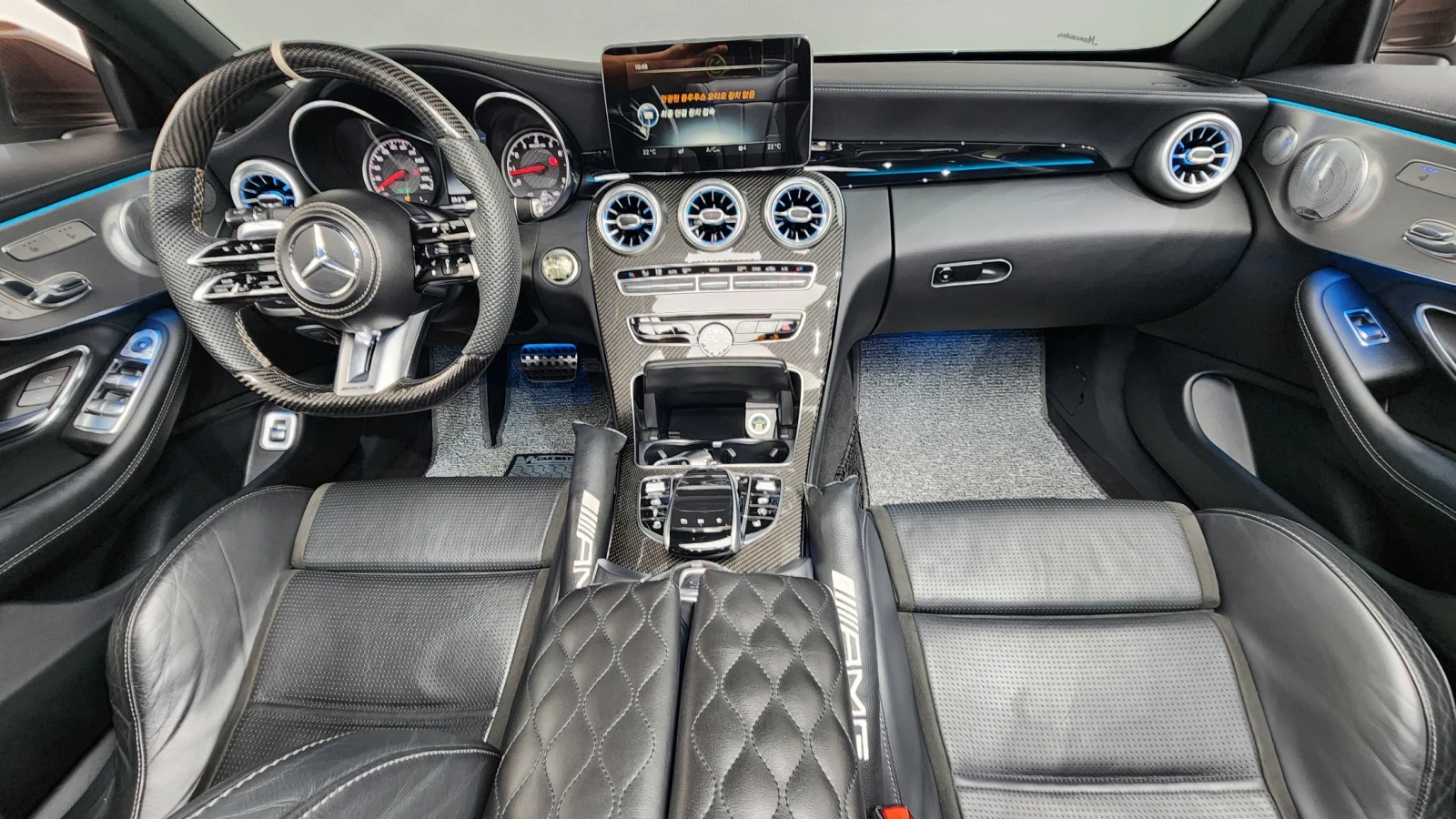 Mercedes-Benz C 63 AMG 360* HUD* BLIND SPOT* КРАЙНА ЦЕНА, снимка 7 - Автомобили и джипове - 55243487
