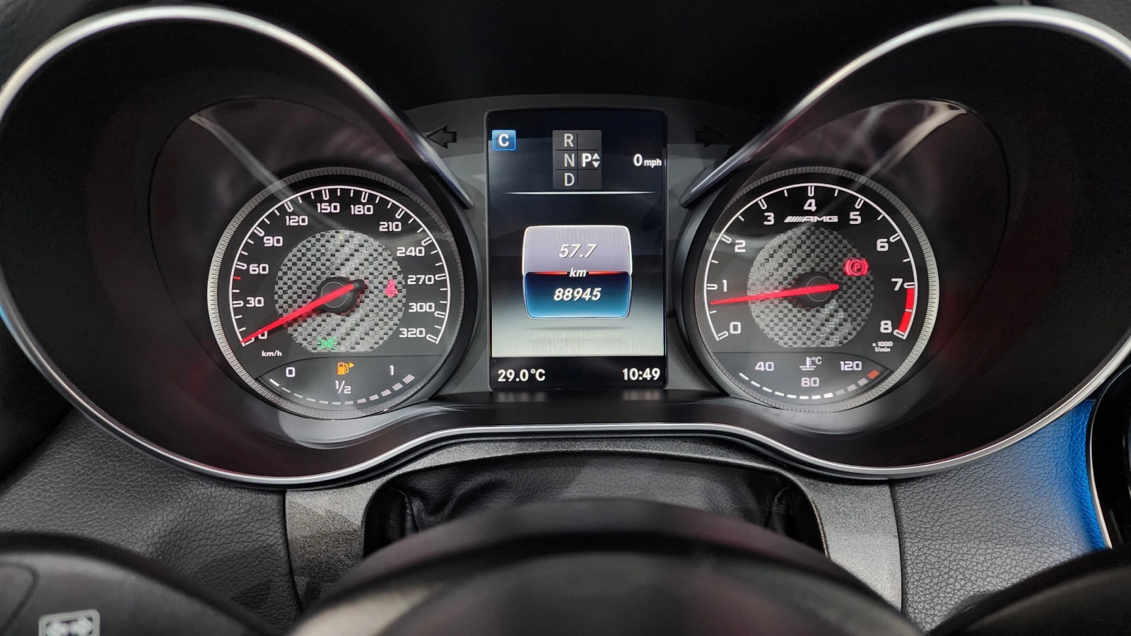 Mercedes-Benz C 63 AMG 360* HUD* BLIND SPOT* КРАЙНА ЦЕНА, снимка 8 - Автомобили и джипове - 55243487