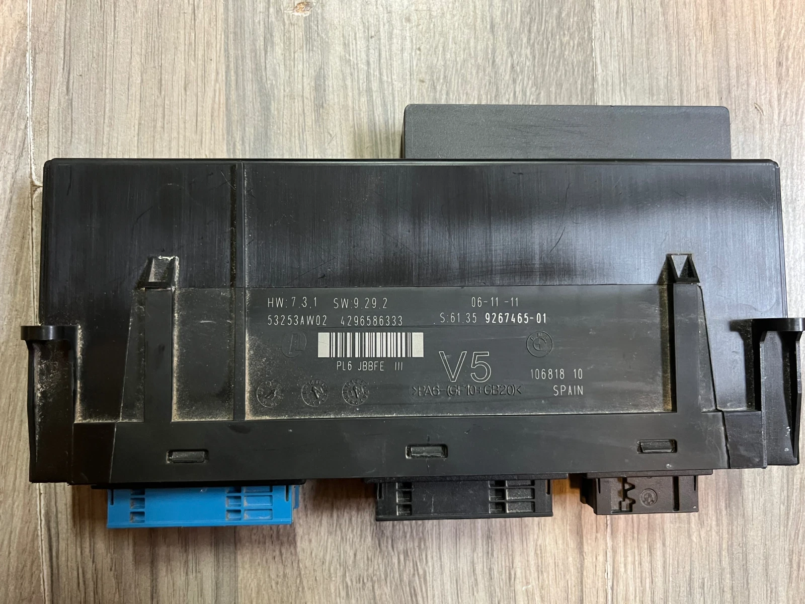 9267465-01 ������� ����� BMW F01   53253AW02 S:61.35 9267465-01 HW:7.3.1 SW:9.29.2 | Mobile.bg � ����������� 1