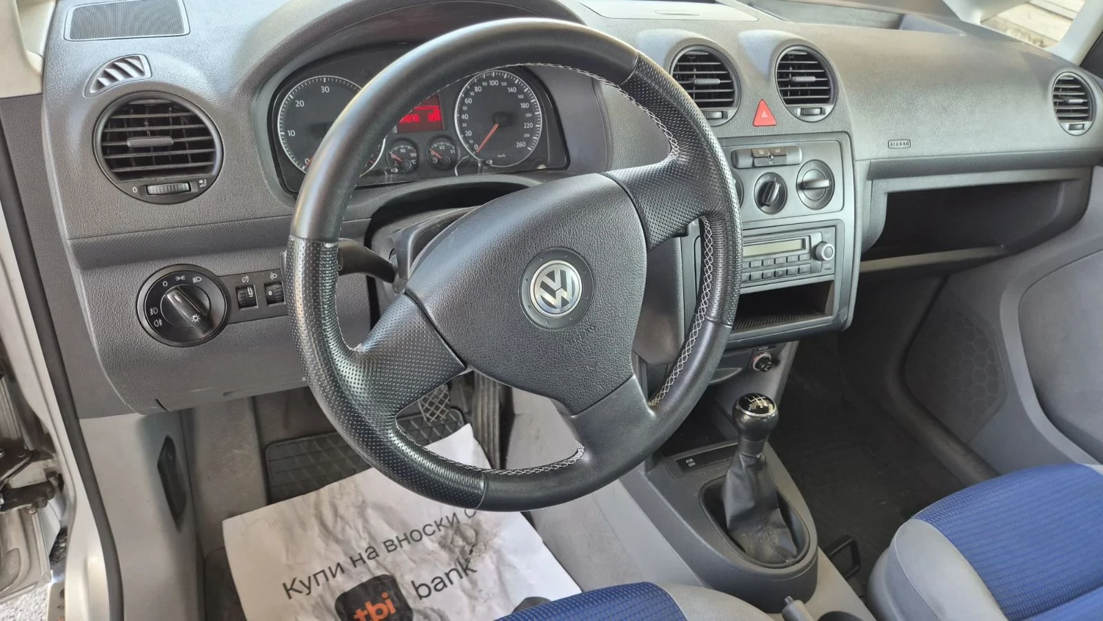 VW Caddy 1.9TDI Германия ТОП, снимка 14 - Автомобили и джипове - 55736434