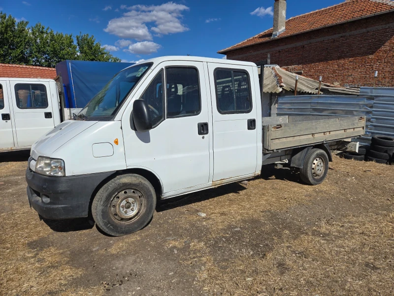 Fiat Ducato 2.8 6+ 1 двойна кабина с клима 320 кароцерия изпла, снимка 7 - Бусове и автобуси - 49566486