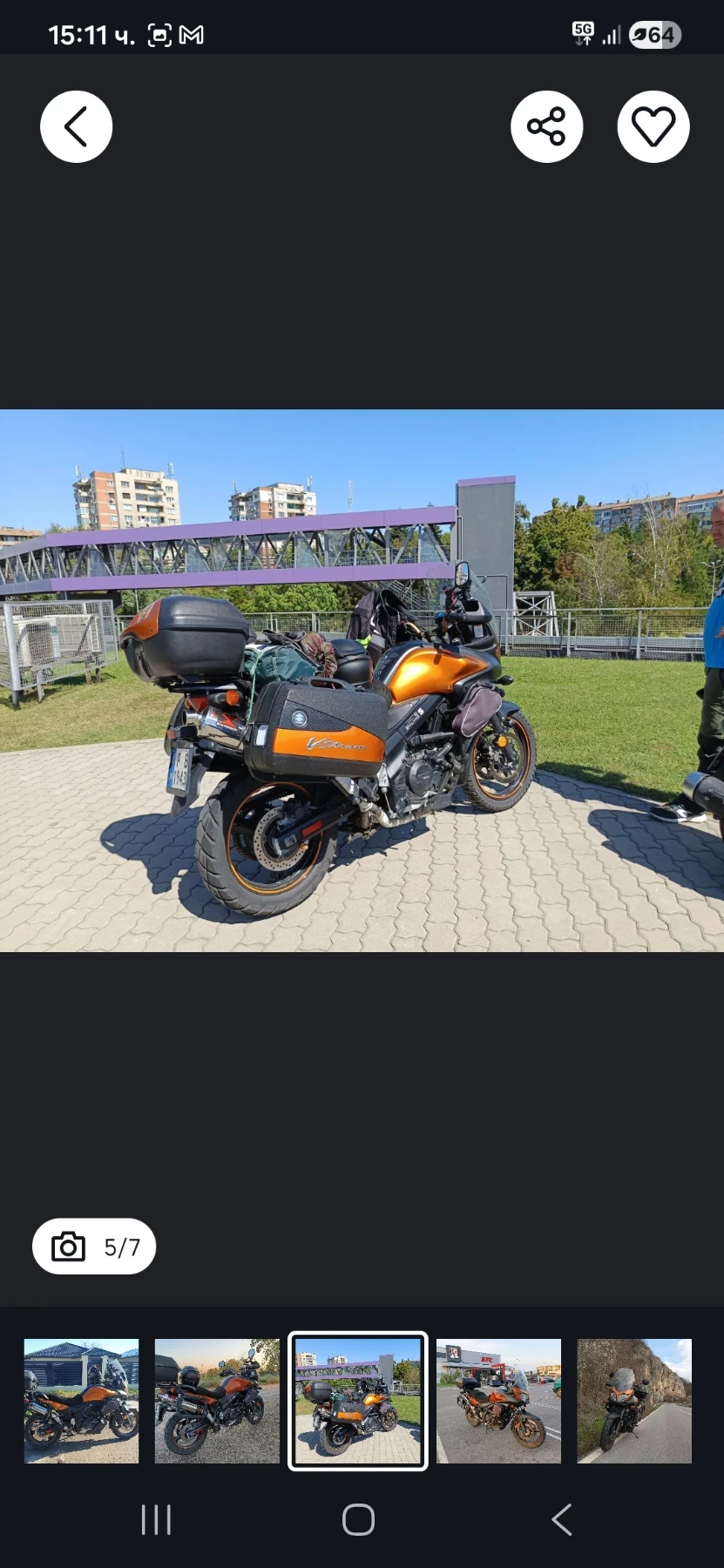 Suzuki V-strom, снимка 4 - Мотоциклети и мототехника - 54095445