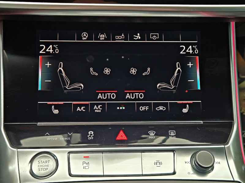 Audi A7 RS7/MATRIX/DISTR/PANO/BANG/ПОДГРЕВ/AMBIENT/AIR/LIZ, снимка 13 - Автомобили и джипове - 52662802