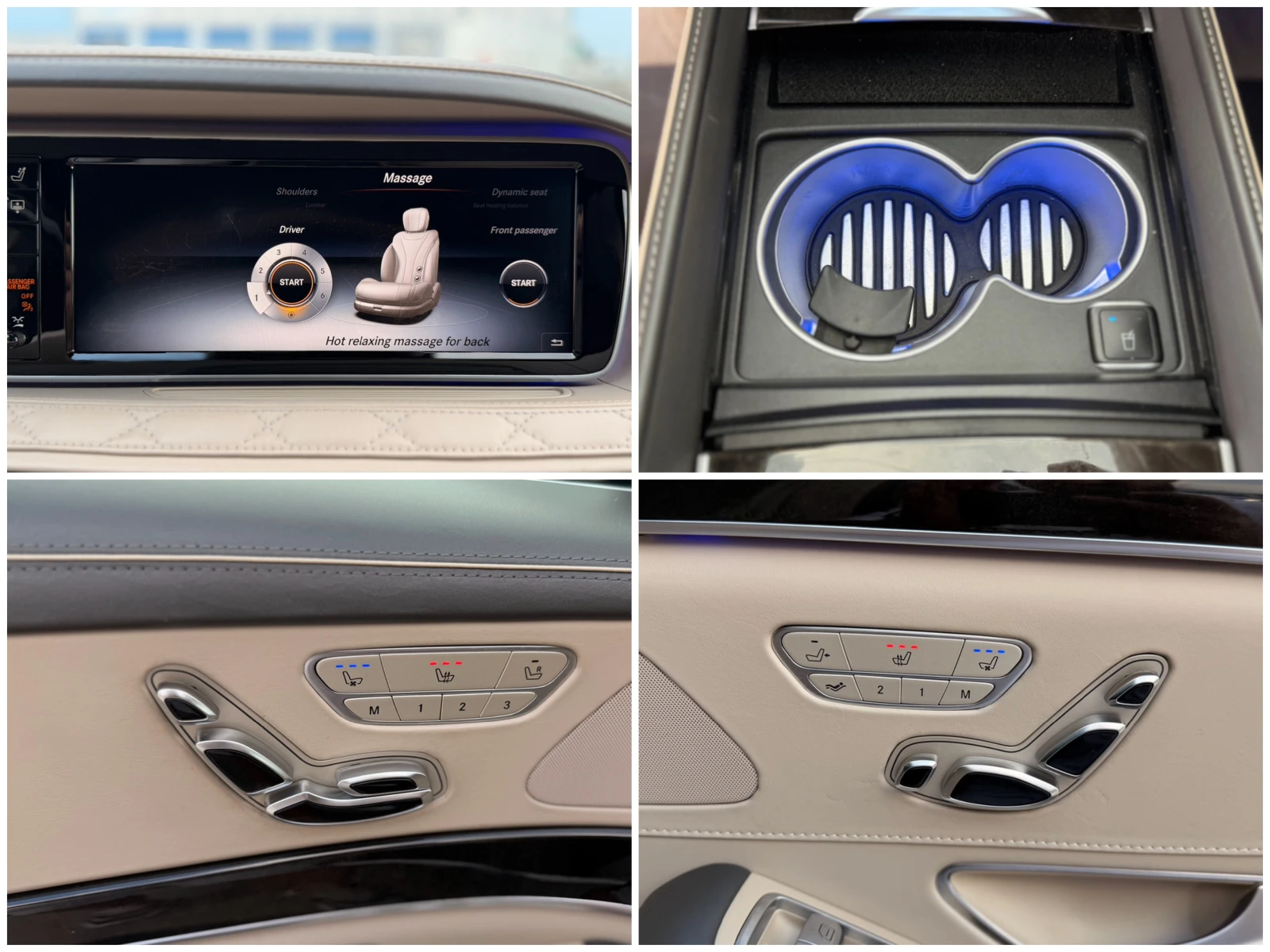 Mercedes-Benz S 350 d= Long= 63 AMG= 9G-tronic= Designo= President Edi, снимка 17 - Автомобили и джипове - 55124217