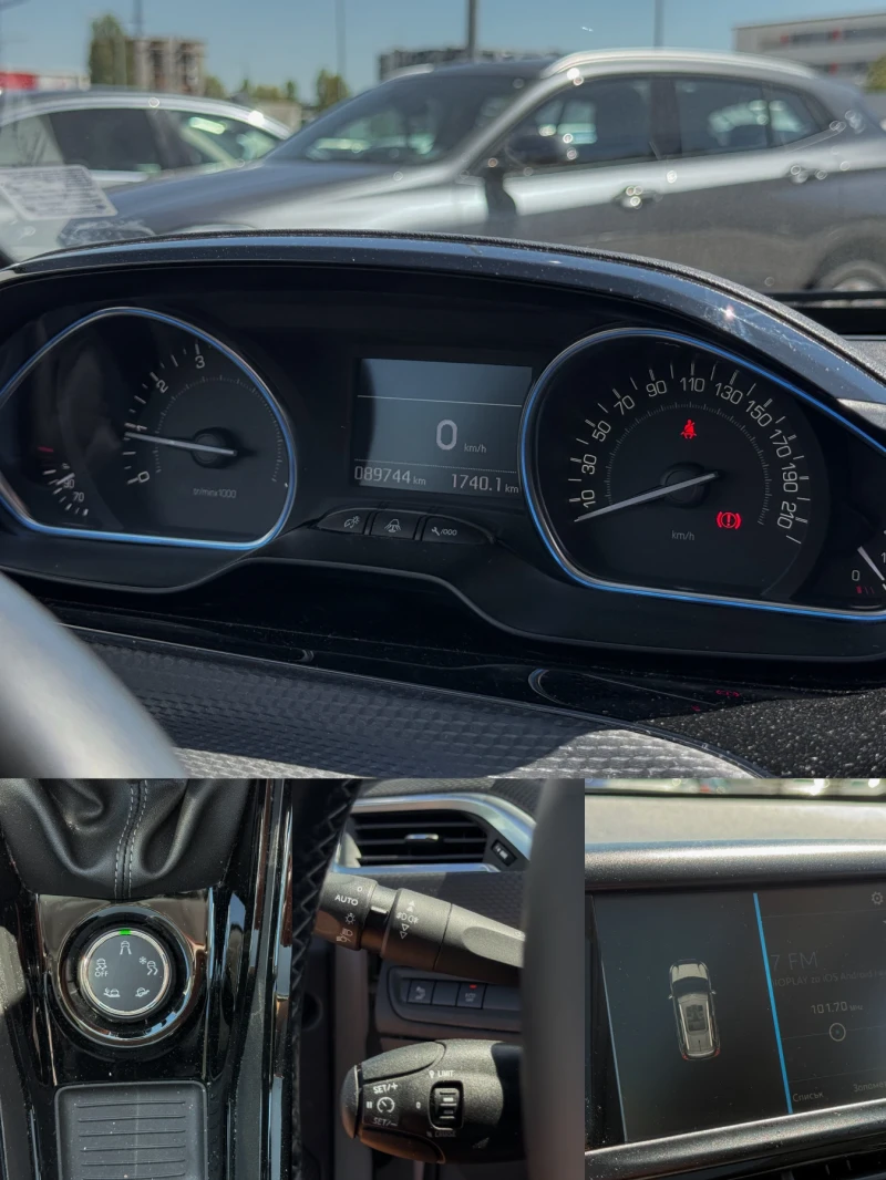 Peugeot 2008 1.2 PureTech * 110p.s * Allure* 89 000km* От Бълга, снимка 13 - Автомобили и джипове - 52622356
