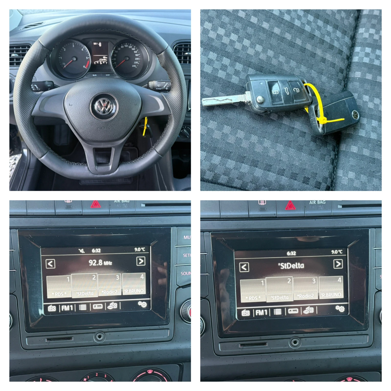 VW Polo Facelift 2015 1.4 TDI (75hp)Euro6B/ЦвятNardo Grey, снимка 15 - Автомобили и джипове - 53788118