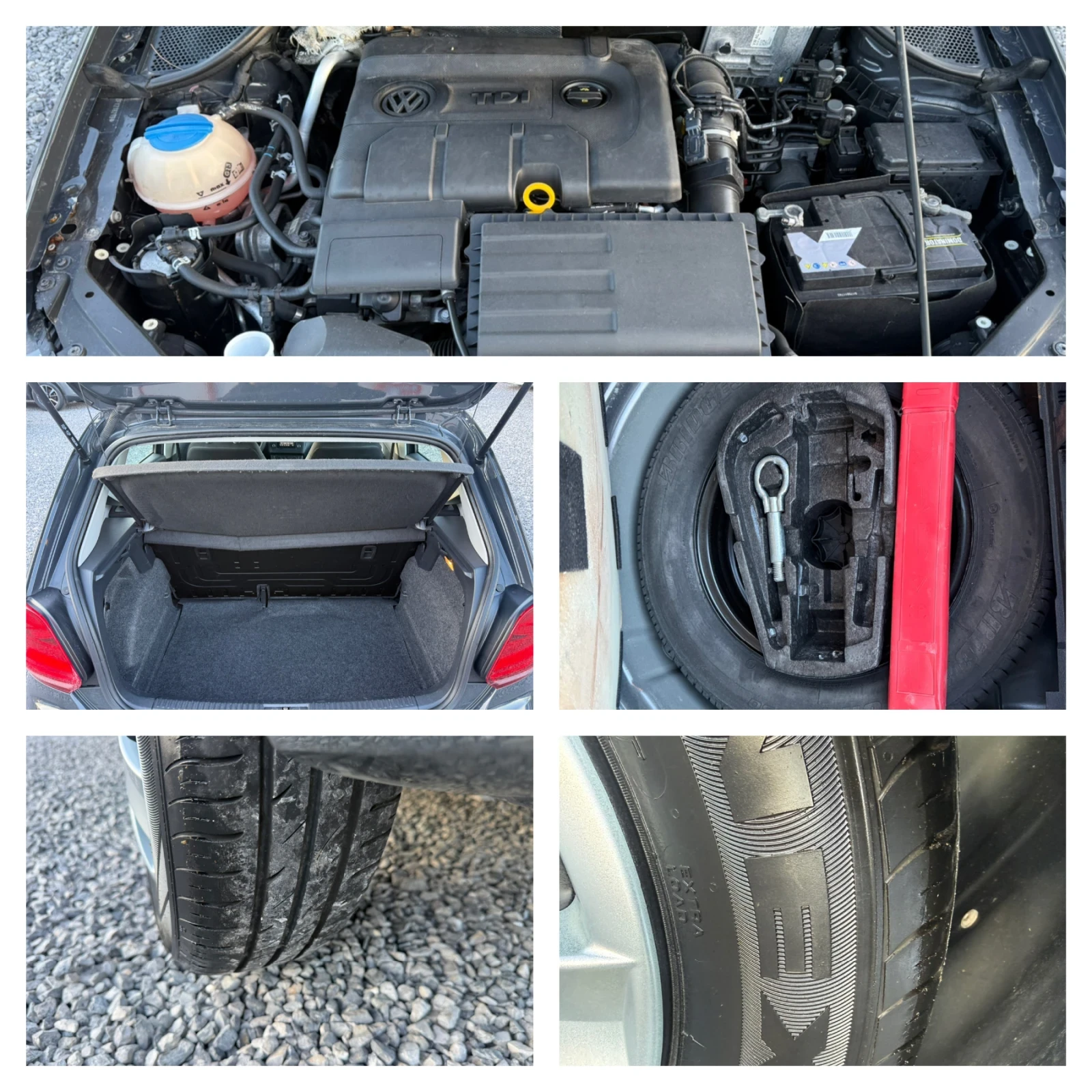 VW Polo Facelift 2015 1.4 TDI (75hp)Euro6B/ЦвятNardo Grey, снимка 17 - Автомобили и джипове - 53788118