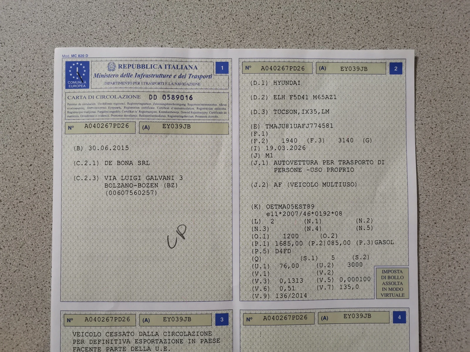 Hyundai IX35 1, 7cdti фейс, снимка 17 - Автомобили и джипове - 54174104