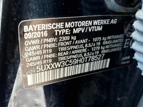 BMW X4 2017 XDRIVE28I * ПРЕДСТАВИТЕЛСТВО НА BMW *  - 12690 € / 24819.48 лв. - 51248446 16