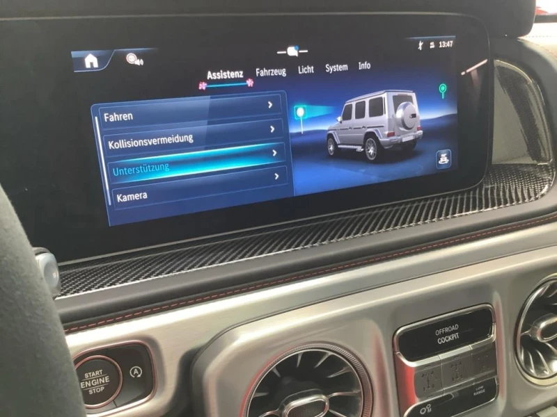 Mercedes-Benz G 63 AMG /FACELIFT/ACTIVE RIDE/CARBON/BURM/NIGHT/SUPERIOR/, снимка 11 - Автомобили и джипове - 51641055