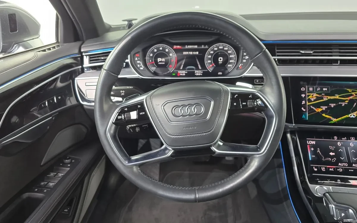 Audi A8 3.0 55TFSI Quattro, Distronic, HeadUP, Обдух., снимка 12 - Автомобили и джипове - 54836632