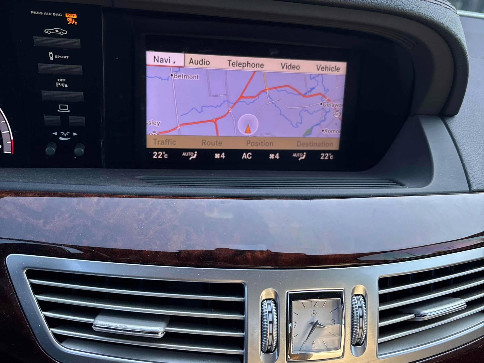Mercedes-Benz S 550 * АВТОКРЕДИТ БЕЗ ПЪРВОНАЧАЛНА ВНОСКА* , снимка 9 - Автомобили и джипове - 56139070