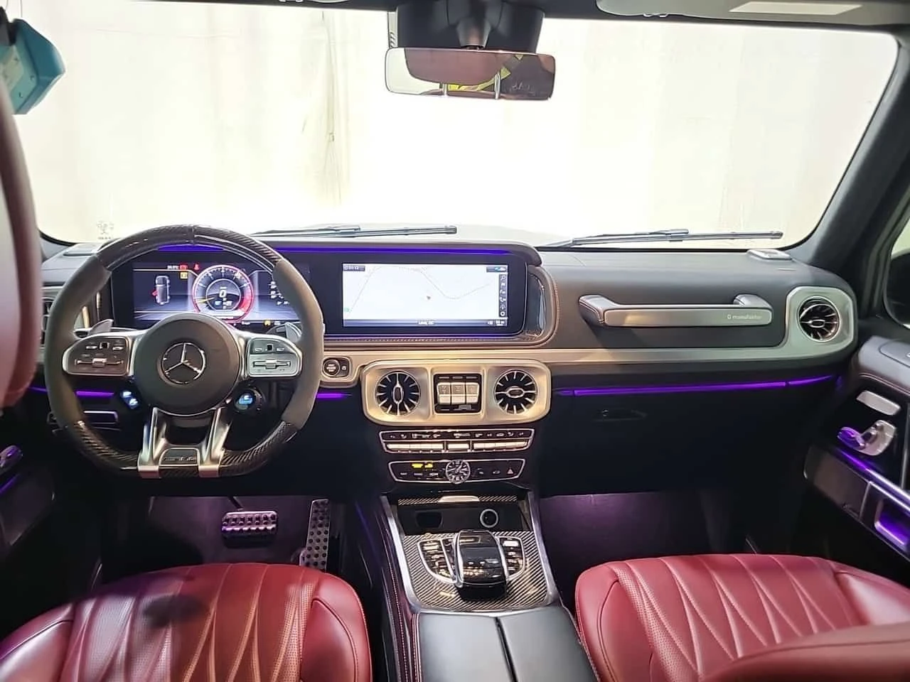 Mercedes-Benz G 63 AMG * CARFAX * АВТОКРЕДИТ БЕЗ ПЪРВОНАЧАЛНА ВНОСКА * , снимка 11 - Автомобили и джипове - 54628723