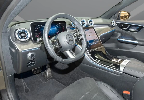 Mercedes-Benz C 220 d = AMG Line = Advanced Plus Гаранция, снимка 8 - Автомобили и джипове - 55752787