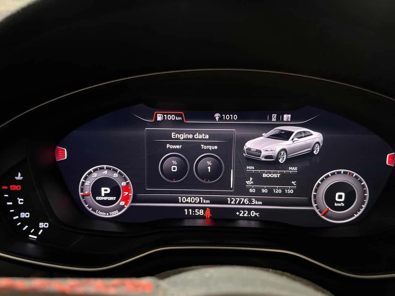 Audi Coupe * 2.9 TFSI * ДИСТРОНИК* 360 КАМЕРА* КАРБОН* , снимка 8 - Автомобили и джипове - 55218756