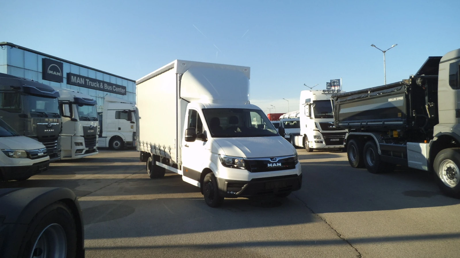 Man TGE 5.160 Щора с падаш Борд , снимка 1