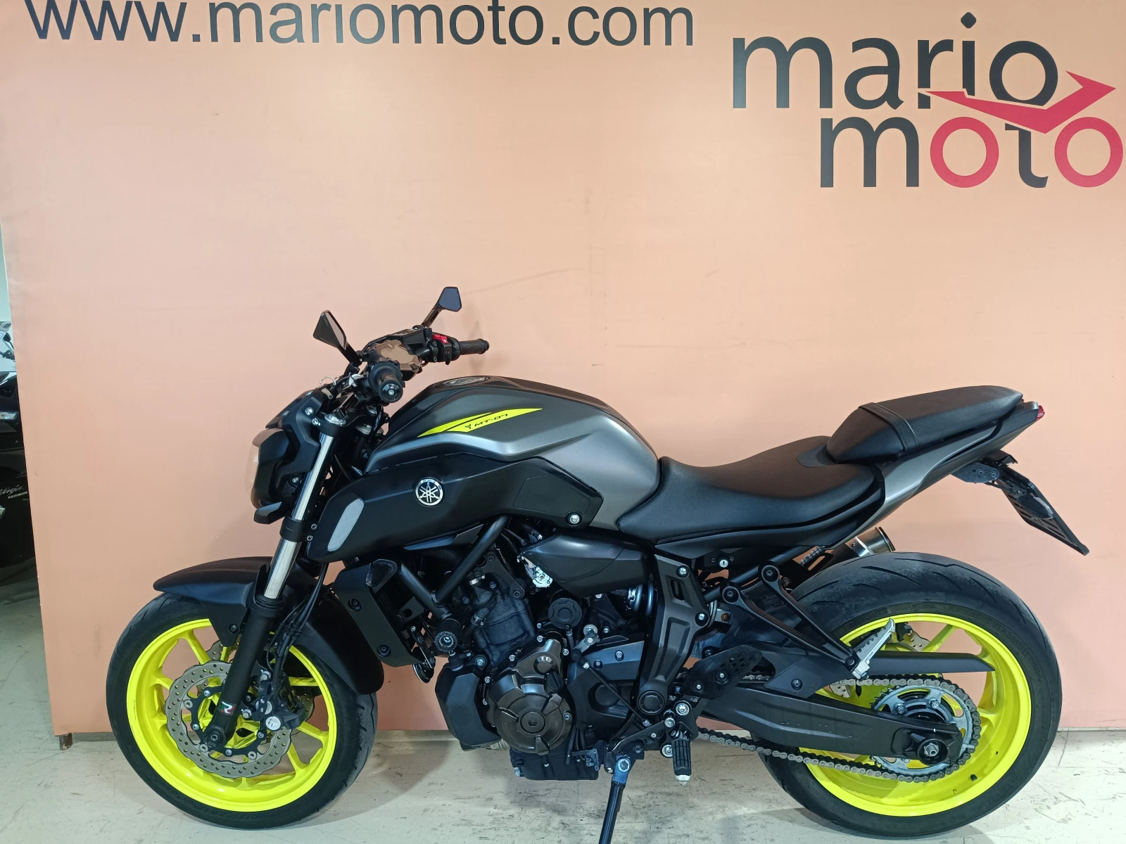 Yamaha Mt-07 35KW A2 ABS, снимка 10 - Мотоциклети и мототехника - 54977369