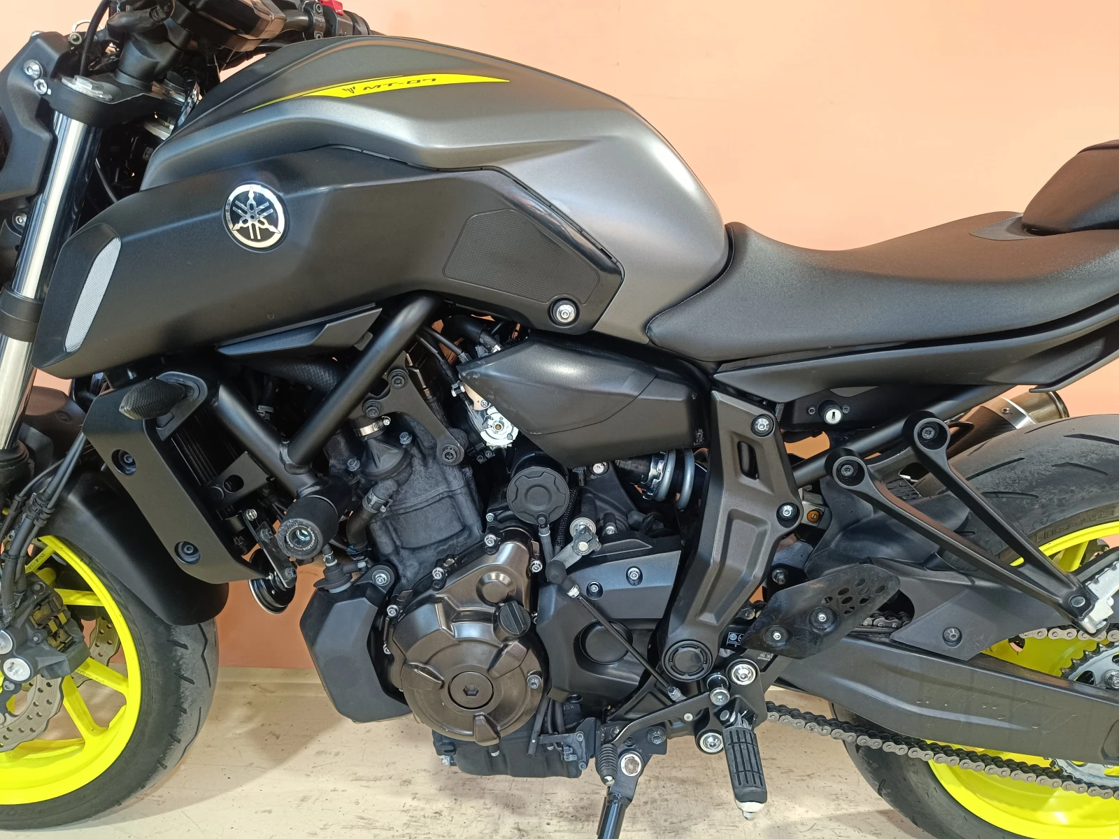Yamaha Mt-07 35KW A2 ABS, снимка 13 - Мотоциклети и мототехника - 54977369