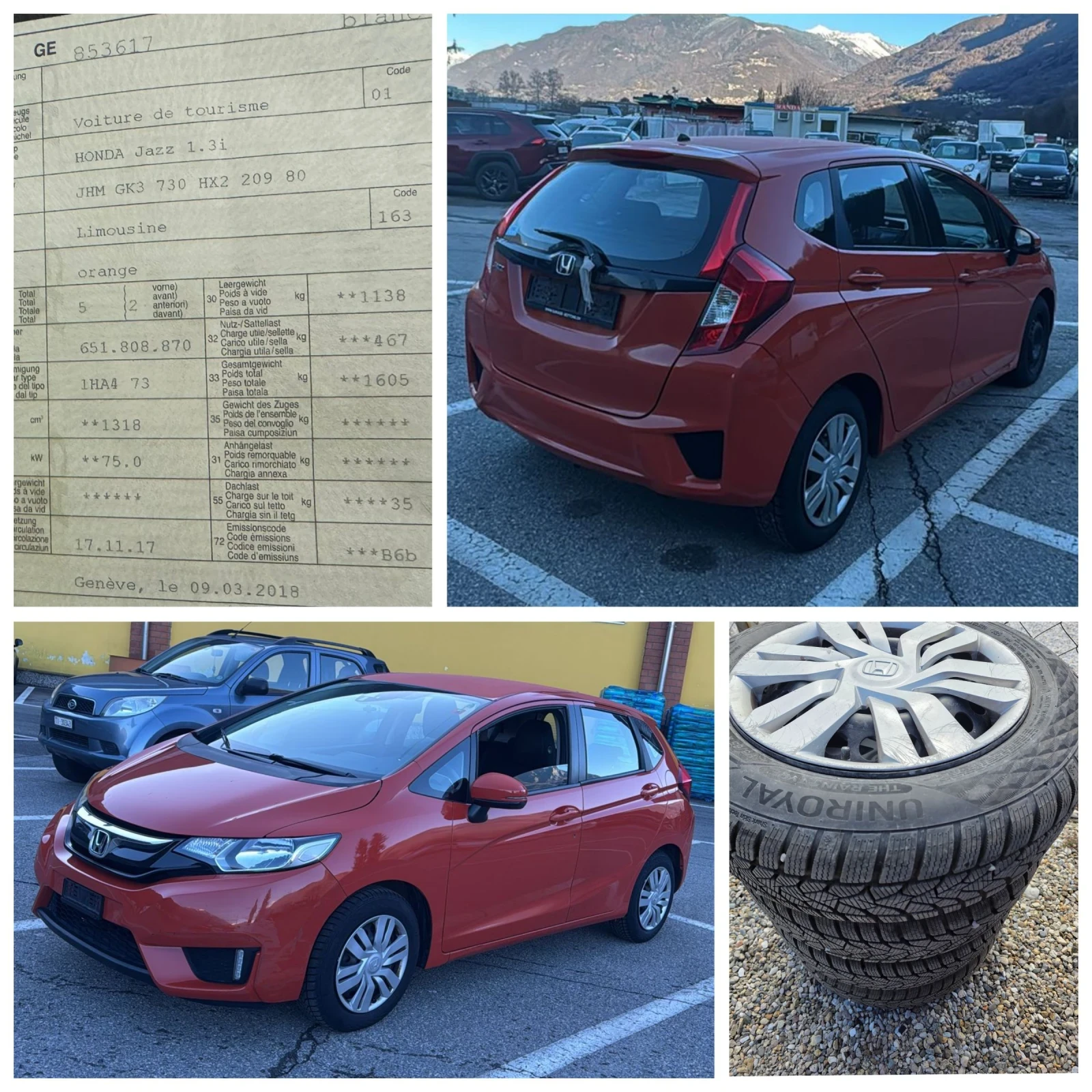 Honda Jazz 1.3i swiss edition , снимка 15 - Автомобили и джипове - 55255461