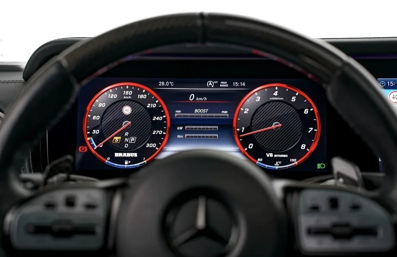 Mercedes-Benz G 63 AMG BRABUS G900 SUPER BLACK , снимка 12 - Автомобили и джипове - 54382900