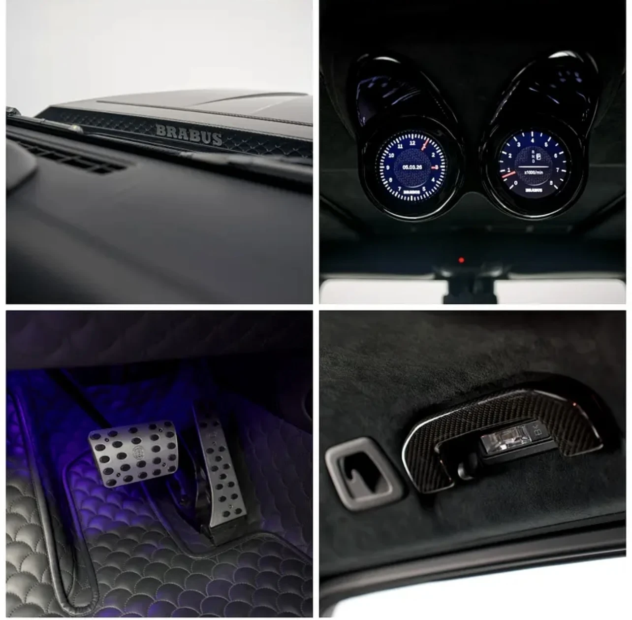 Mercedes-Benz G 63 AMG BRABUS G900 SUPER BLACK , снимка 16 - Автомобили и джипове - 54382900