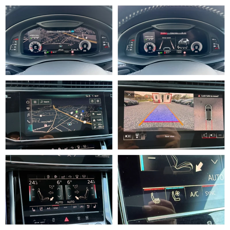 Audi Q8 55TFSI Matrix/Sline/Панорама/Head up/Camera360/B&O, снимка 14 - Автомобили и джипове - 52507345