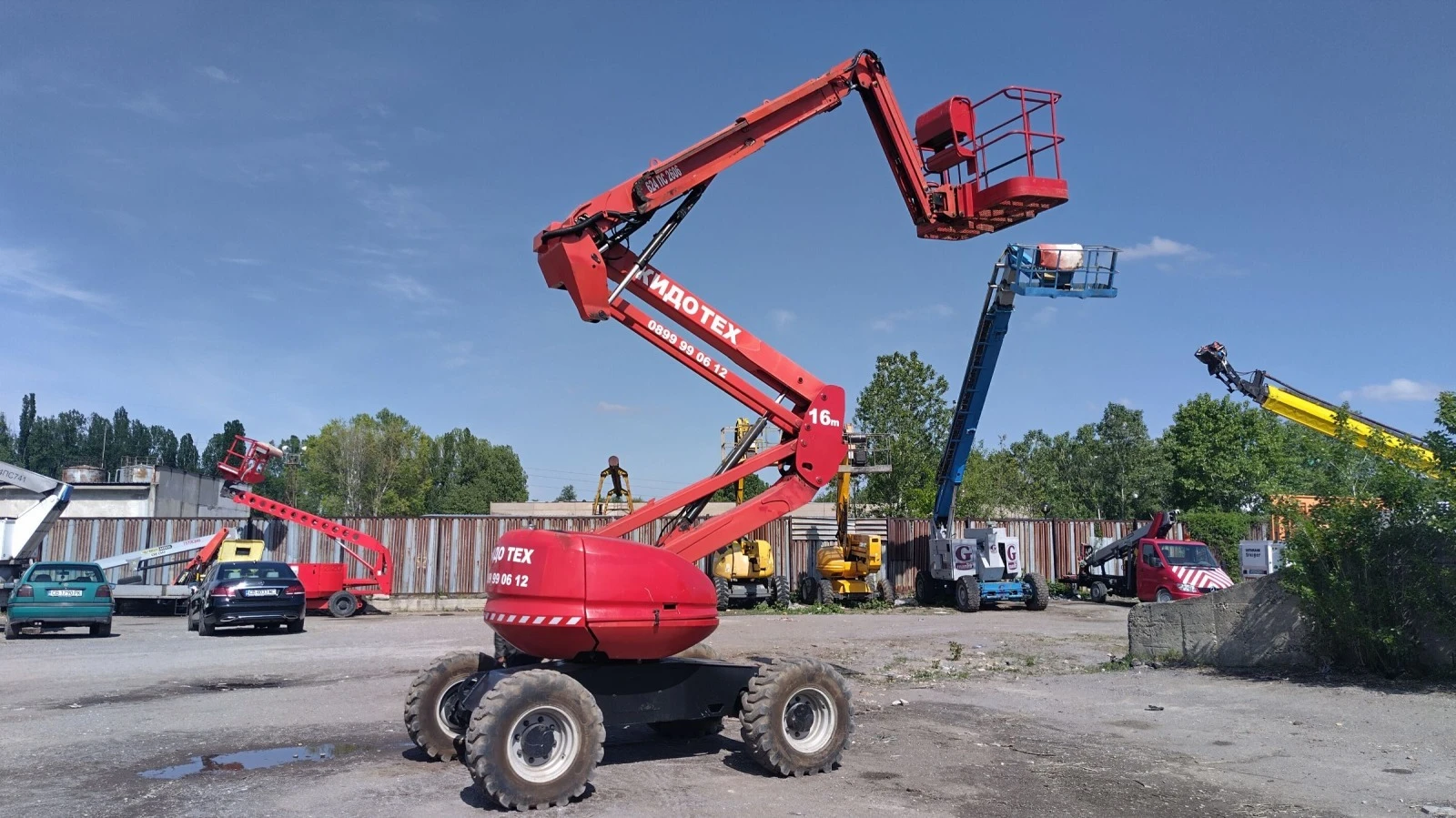 Автовишка Manitou 16 метра 160ATJ 4х4х4  - изображение 9